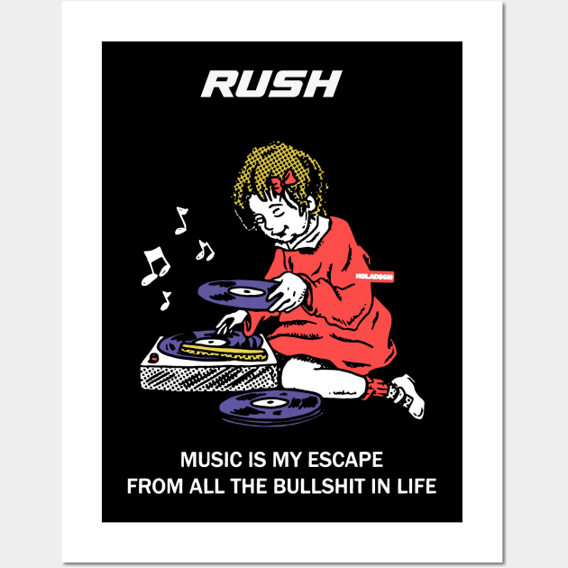 Rush Wall Art by Umehouse official 